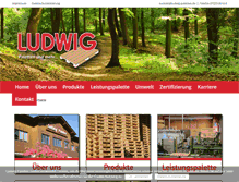 Tablet Screenshot of ludwig-paletten.de